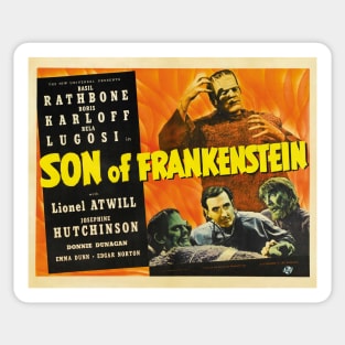 Son Of Frankenstein Movie Poster Sticker